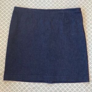 J.Jill Stretch Denim Pencil Skirt 22